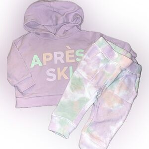 Grayson Mini Après-ski Hoodie and Sweatpants Set, 12M